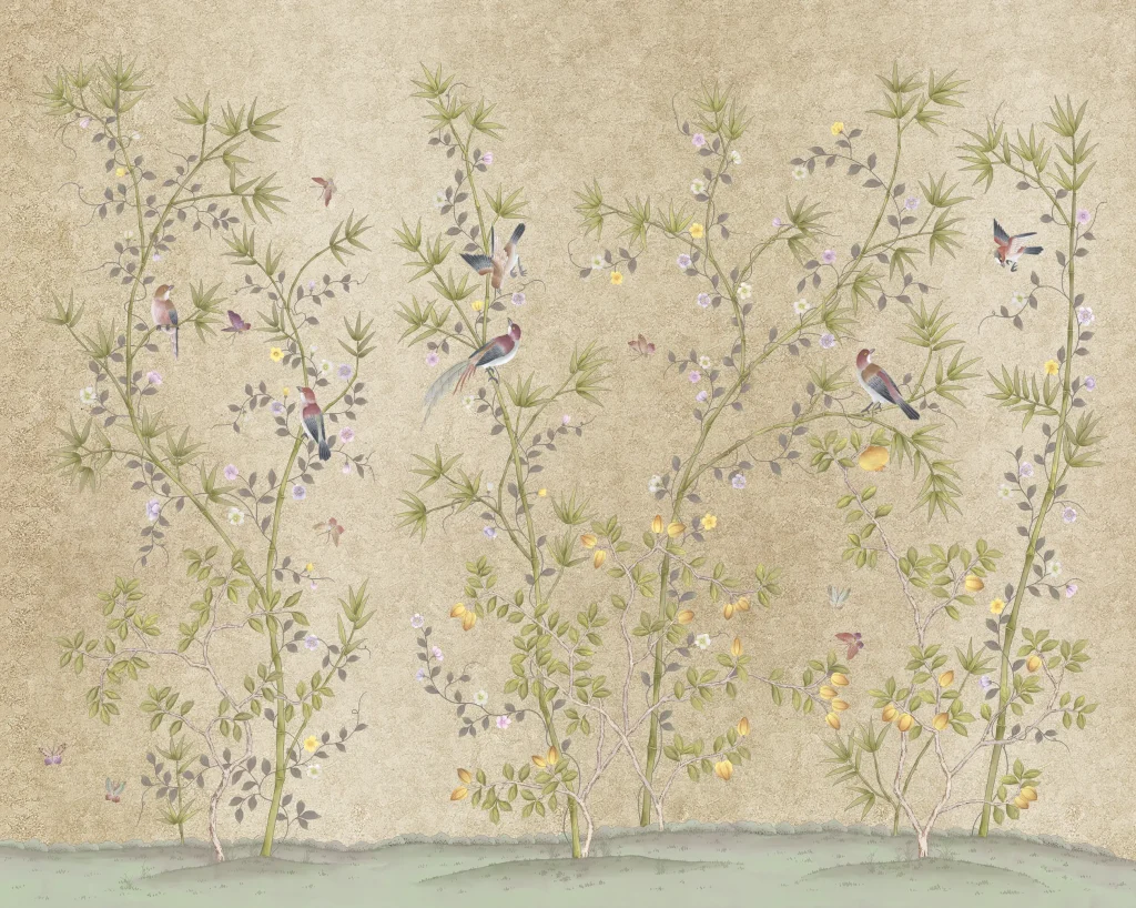 В13 Bamboo Blossom Gold Leaf 19
