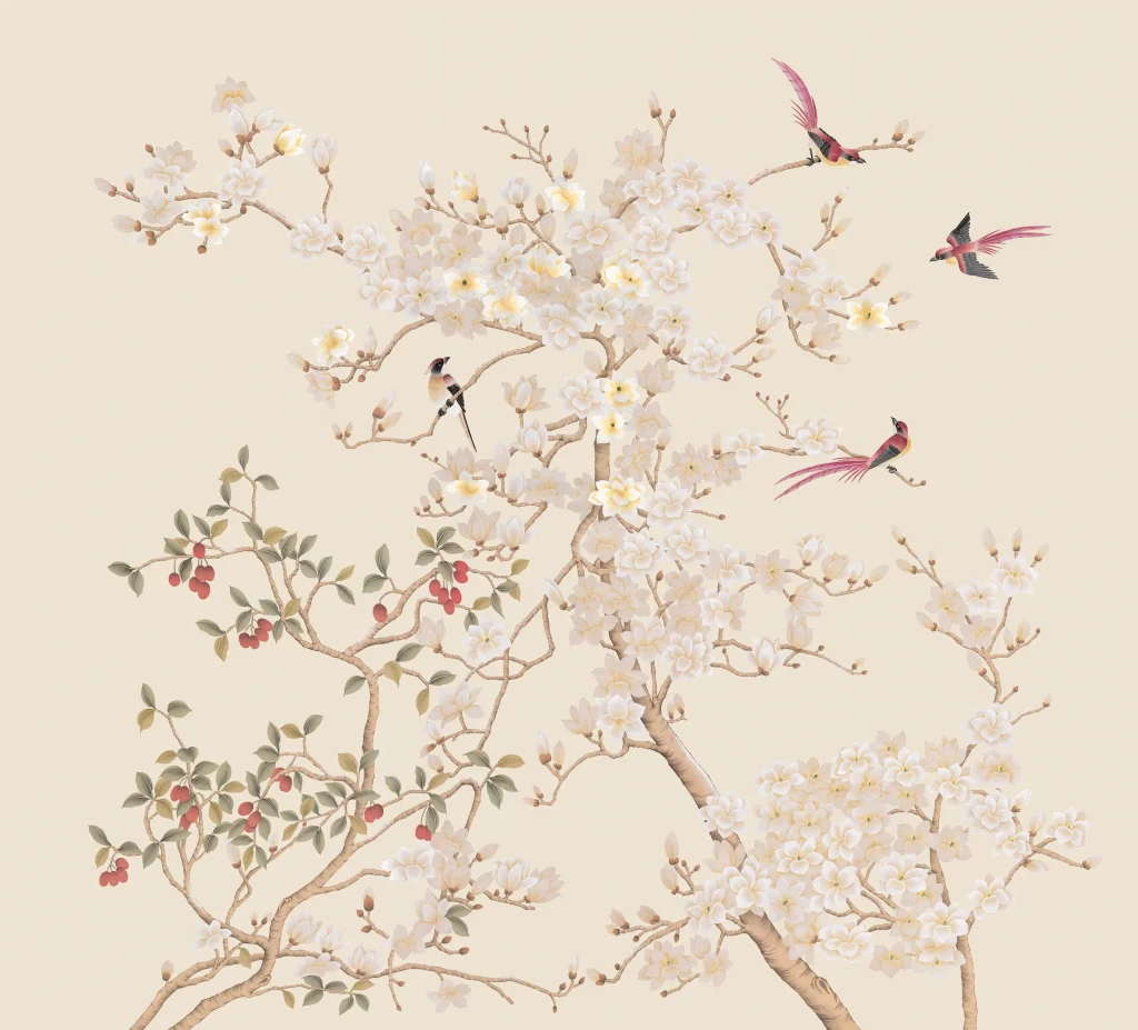 B50 Summer Blessing Art Silk Beige
