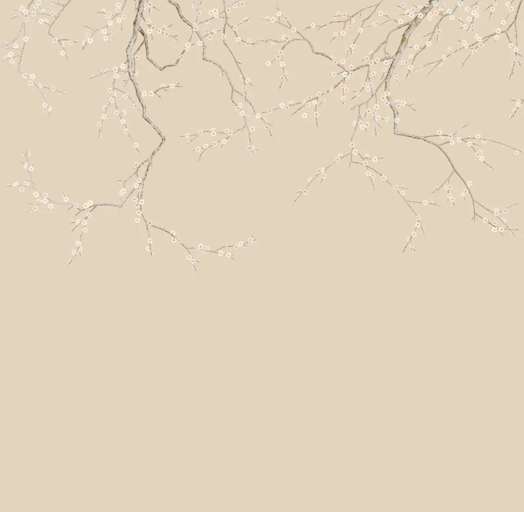 C41 Plum Blossom Art Silk Yellow