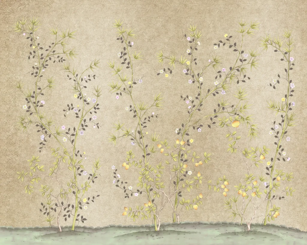 В13 Modest Art Bamboo Blossom Gold Leaf 19