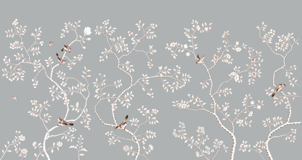 В38 Bushy Lace Art Silk Blue