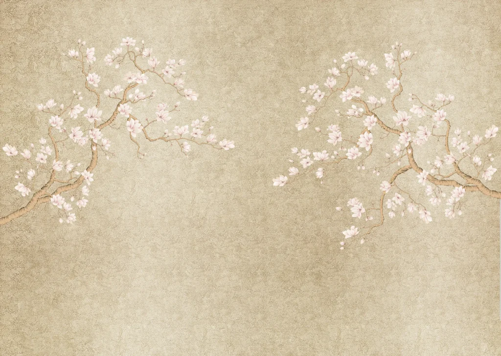 B49 Modest Art Magnolia Poem Gold Leaf 19