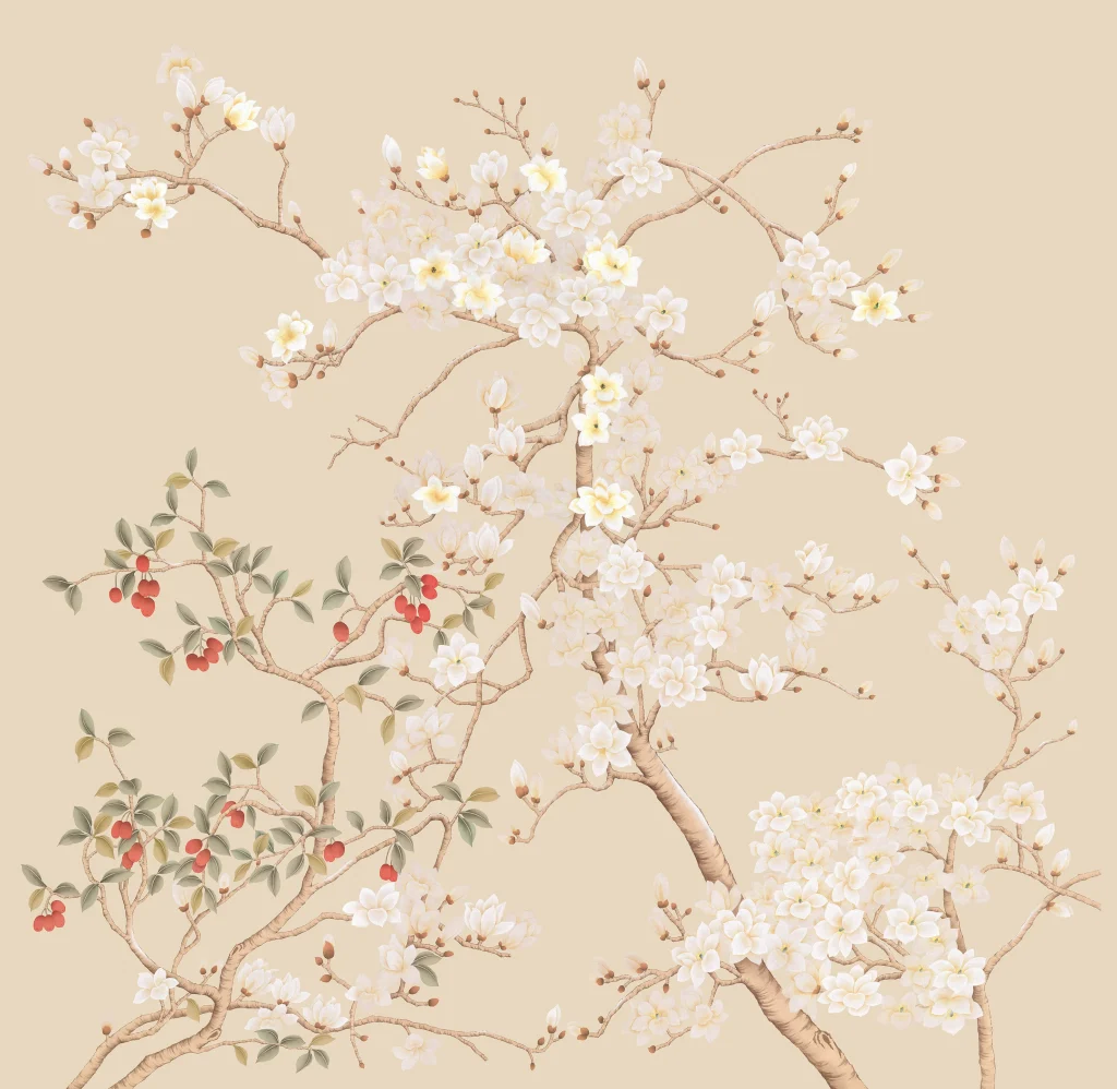 В50 Modest Art Summer Blessing Art Silk Beige