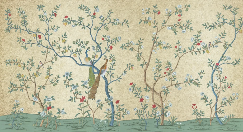 В8 Pomegranate Kingdom Gold Leaf 19