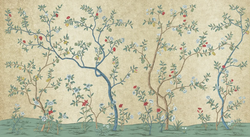 В8 Modest Art Pomegranate Kingdom Gold Leaf 19