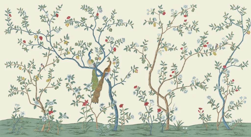 В8 Pomegranate Kingdom Art Silk Yellow