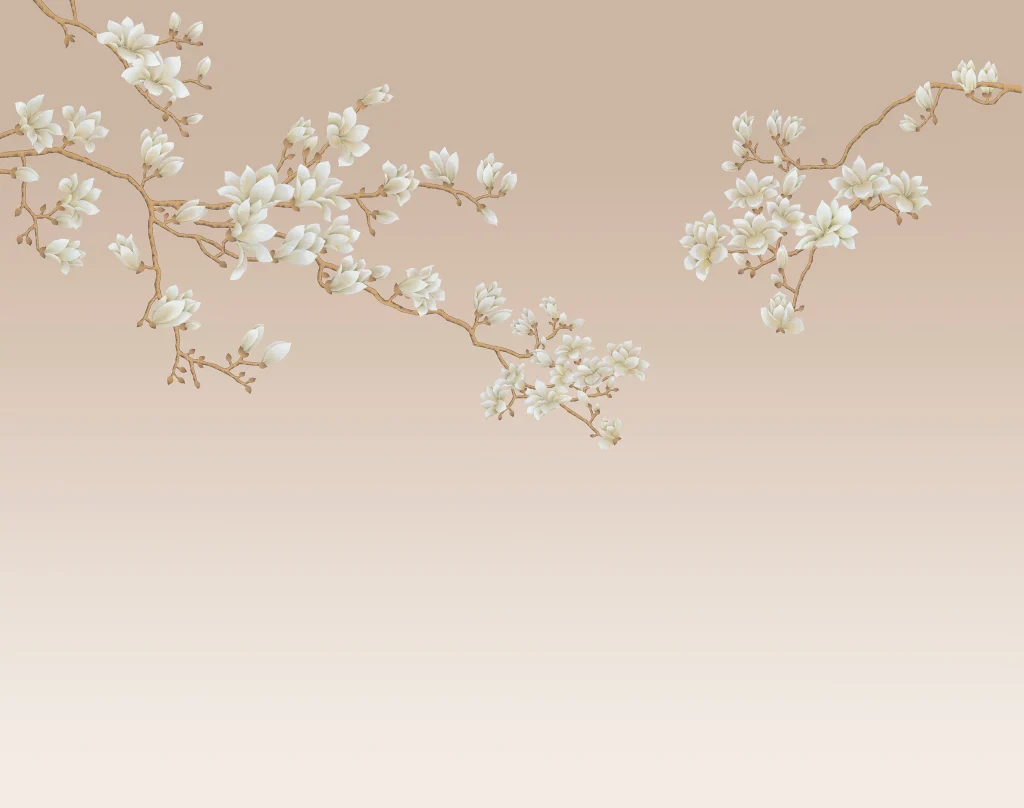 C35 Modest Art Magnolia Dream Art Silk Peach