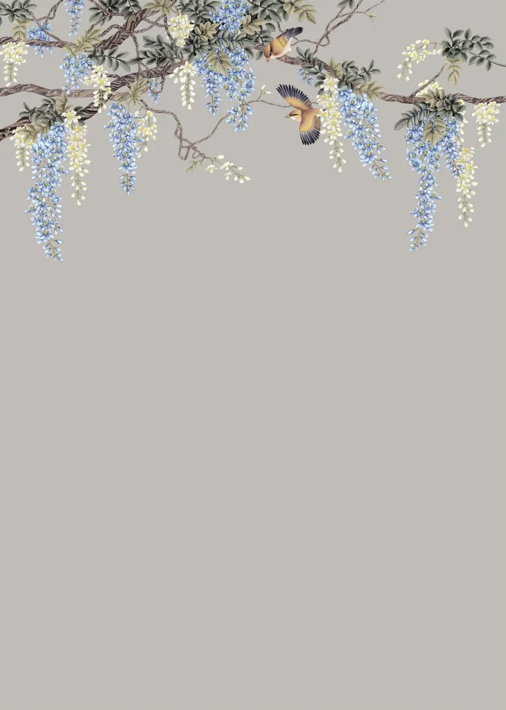C9 Western Wisteria Art Silk Grey