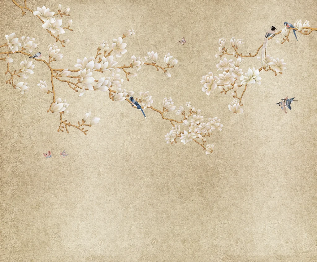 C35 Magnolia Dream Gold Leaf 19