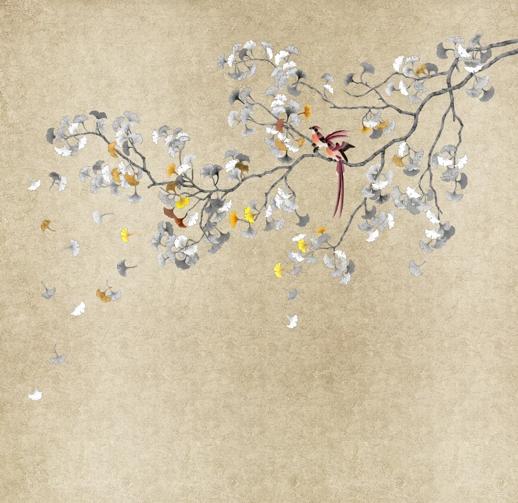 C36 Ginko Tree Gold Leaf  19