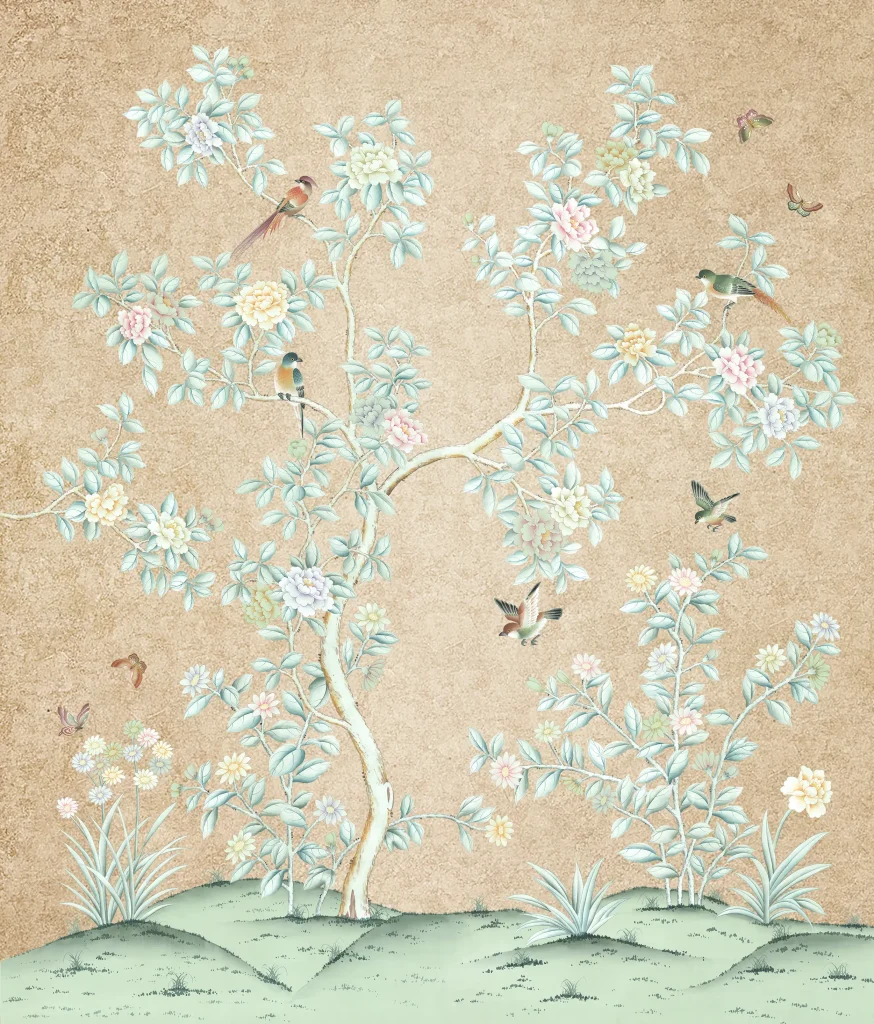 В2 English Garden Gold Leaf 19