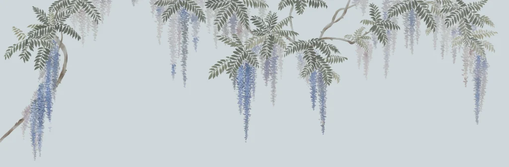 C18 Wisteria Art Silk Blue