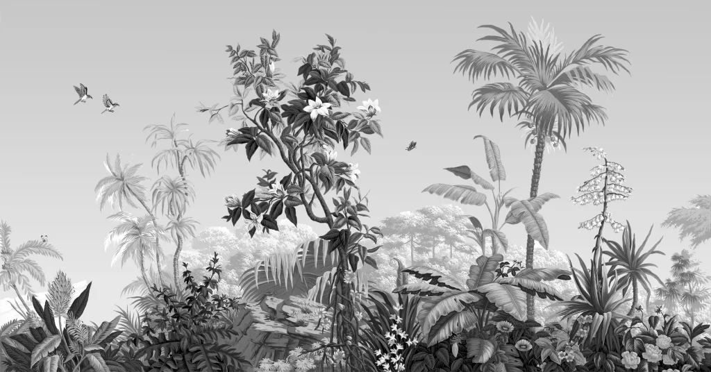 X4 Jungle Grey Art Silk