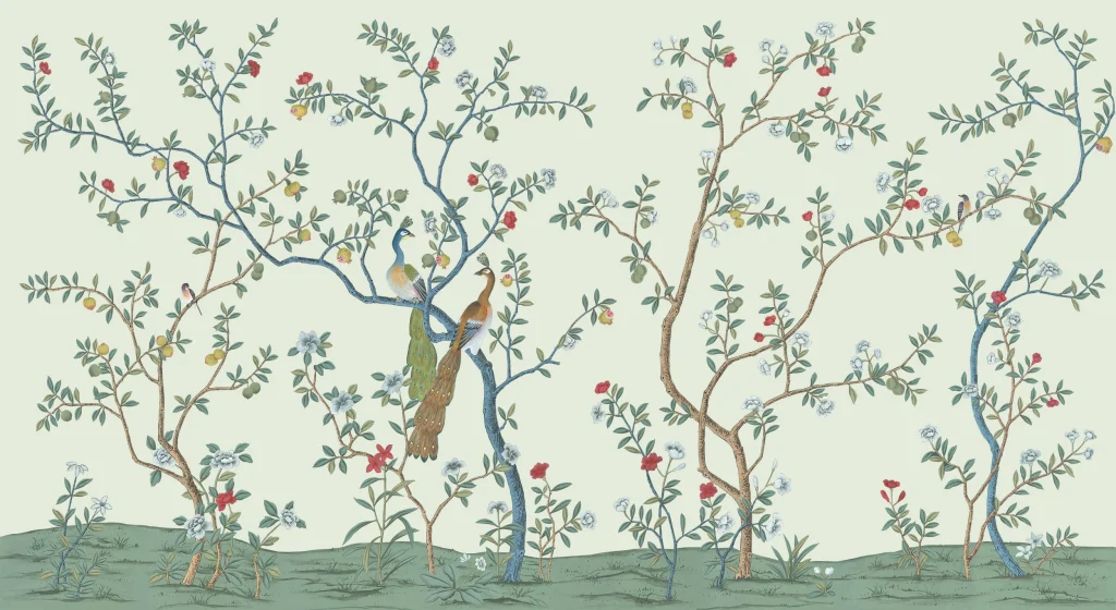POMEGRANATE KINGDOM / B8 / HAND PAINTED